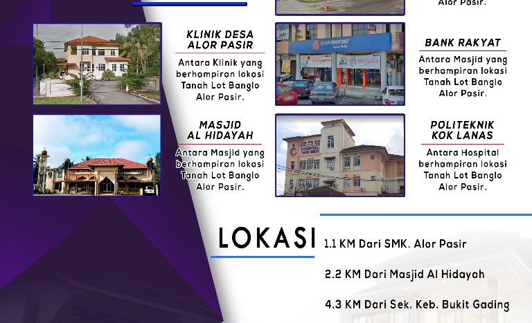 Tanah Untuk Dijual Di Alor Pasir Tanah Merah Kelantan