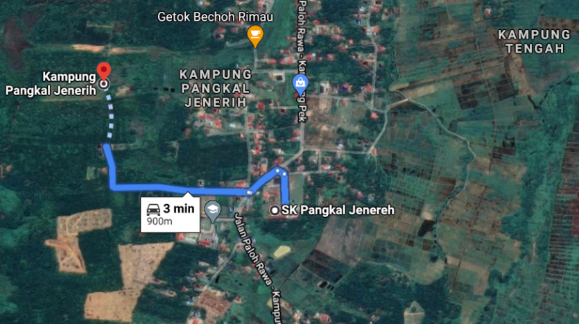 Tanah Lot Banglo di Pangkal Chuit Temangan Kelantan